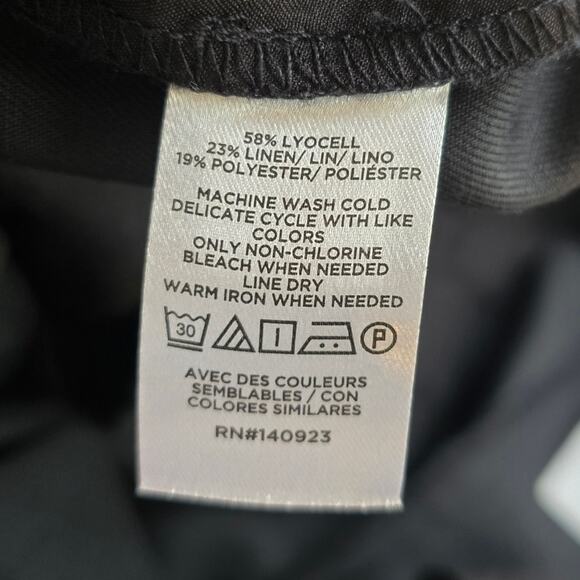 E Loft Drapey Cargo Wide Leg Pants NWT Womens Size 12 Wide Leg Utility Chinos - Picture 9 of 9